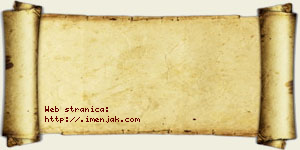 Mina Kosovac vizit kartica